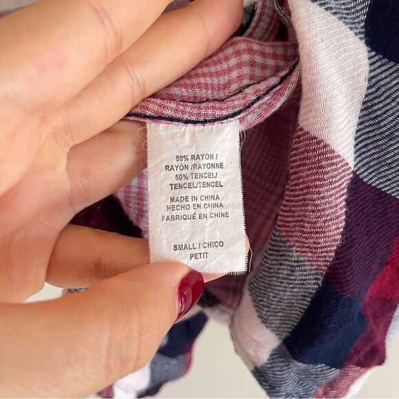 Rails Red and Blue Long Sleeve Button Down Shirt - Picture 12 of 12